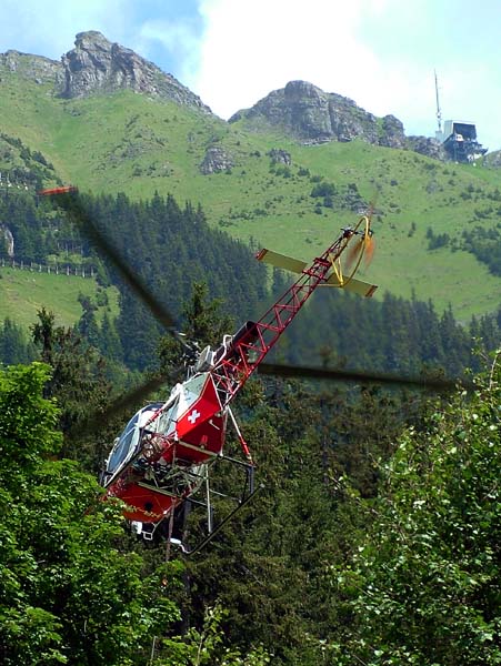 Wengen,Wengwald,Helicopter