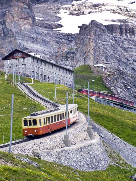 Eigergletscher,Swiss Railway,Bhan,Train,Rack,Cog,Jungfraubahn