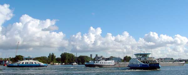 Amsterdam,IJ,Ferry,Boat