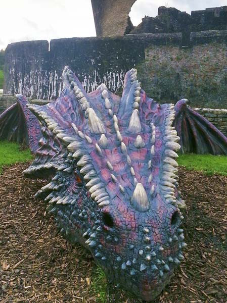 Dragon,Caerphilly Castle