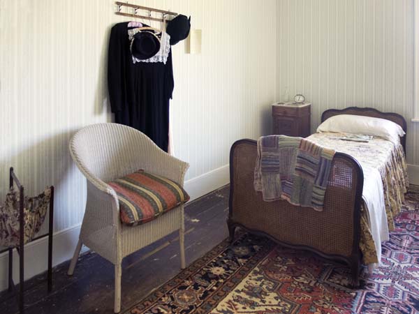 French Maid's Bedroom,Mottisfont Abbey,Historic House,Bed