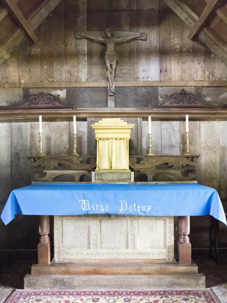 Chapel,Little Clarendon,Dinton,National Trust,Altar