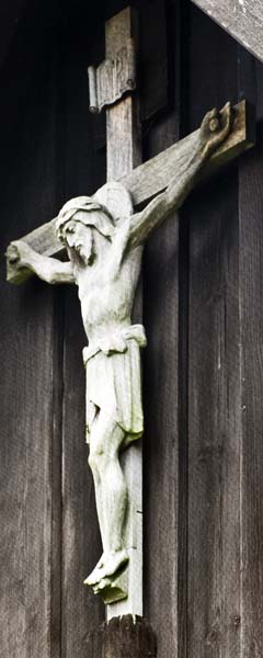 Crucifix,Chapel,Little Clarendon,Dinton,National Trust