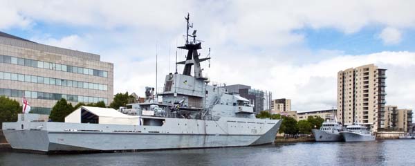 P281,HMS Tyne,Patrol Ship,Cardiff Bay
