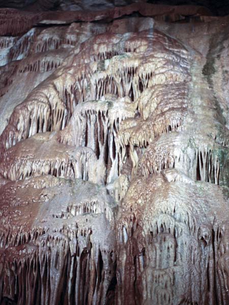 Cheddar Caves,Flowstone