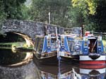 Hotel Boats Rose of Brecon and Abergavenny Castle in 1990