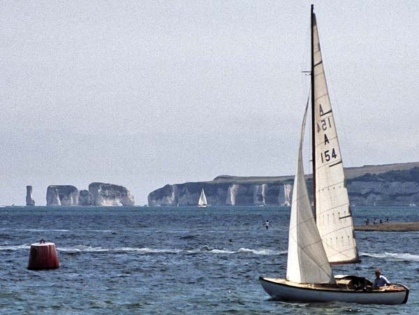 Sailing Boat,Poole,Old Harry Rocks,Sandbanks