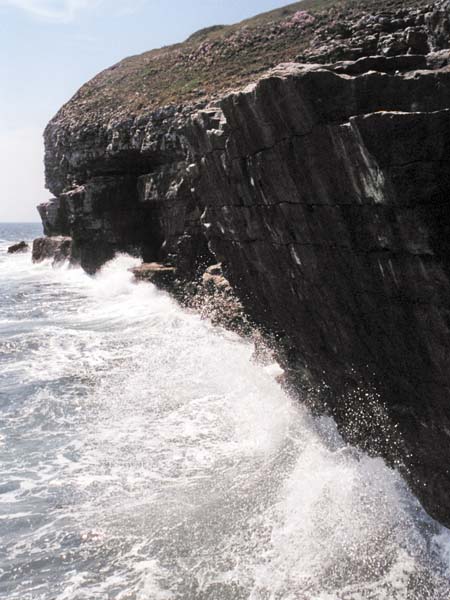 Durlston,Cliffs,Swanage,Waves