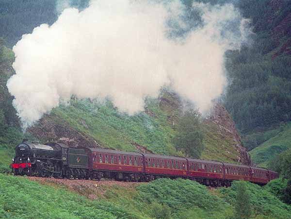 Railway,West Highland Line,Glenfinnan Viaduct,Steam Engine,Locomotive,Railway,Train
